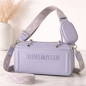 Steve Madden Lavender Crossbody Bag w/ Pouch NWT Trendy Mini Purse